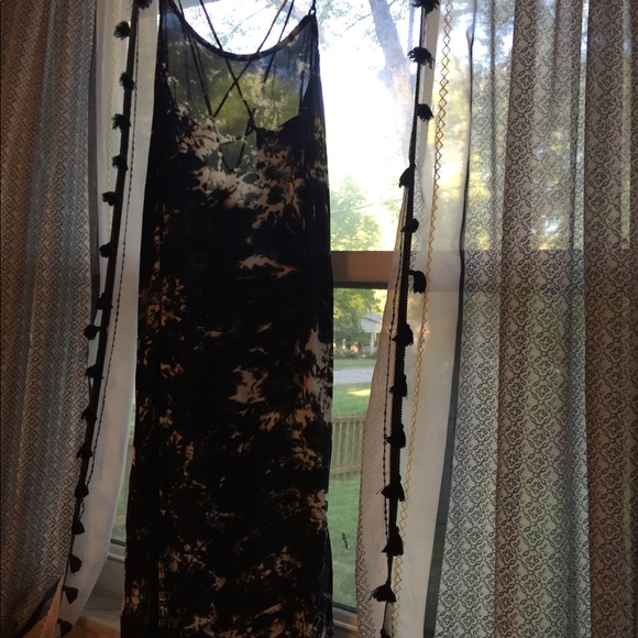 Motel Rocks dream catcher midi slip dress black - Picture 3 of 5